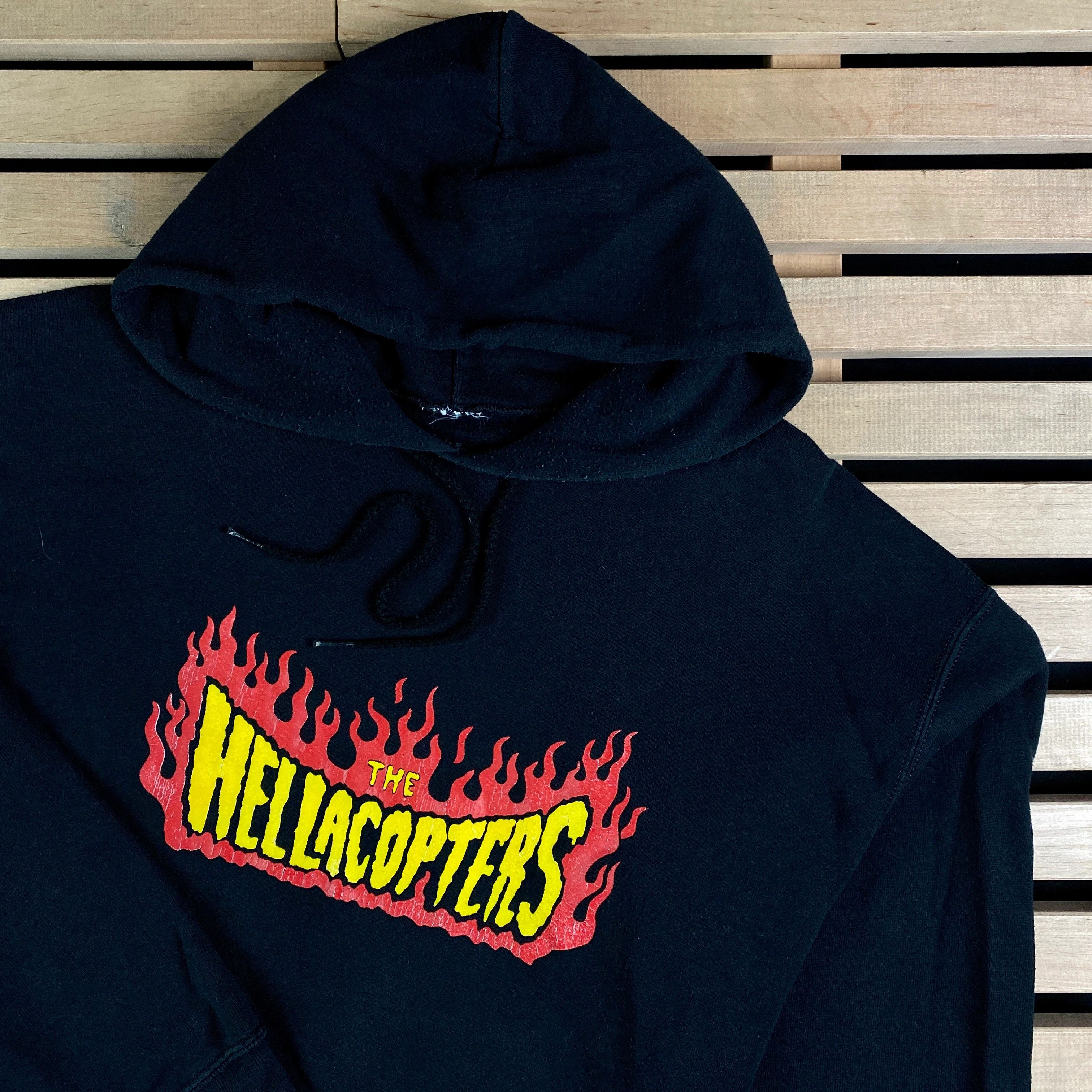Band Tees × Vintage Mens Hoodies Hella Copters Vintage Size L Size US L / EU 52-54 / 3 - 2 Thumbnail