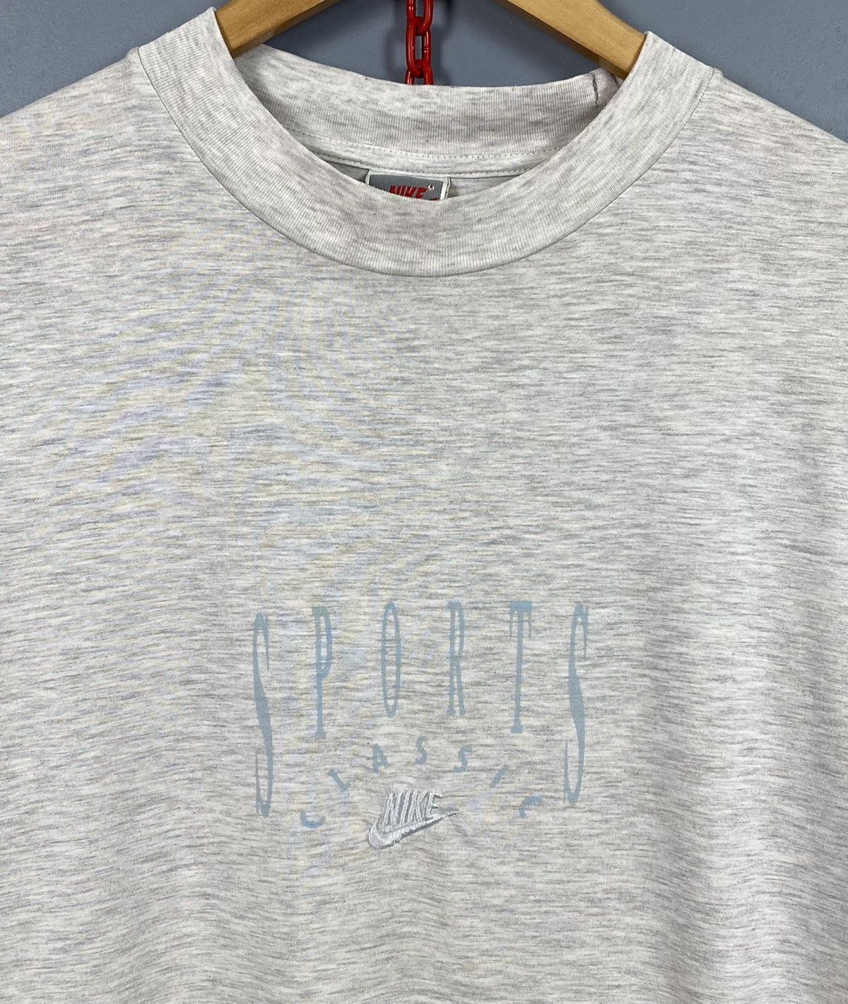 Vintage Vintage Nike 80's 90’s Sports Classic T-Shirt Size XL Grey Size US XL / EU 56 / 4 - 2 Thumbnail