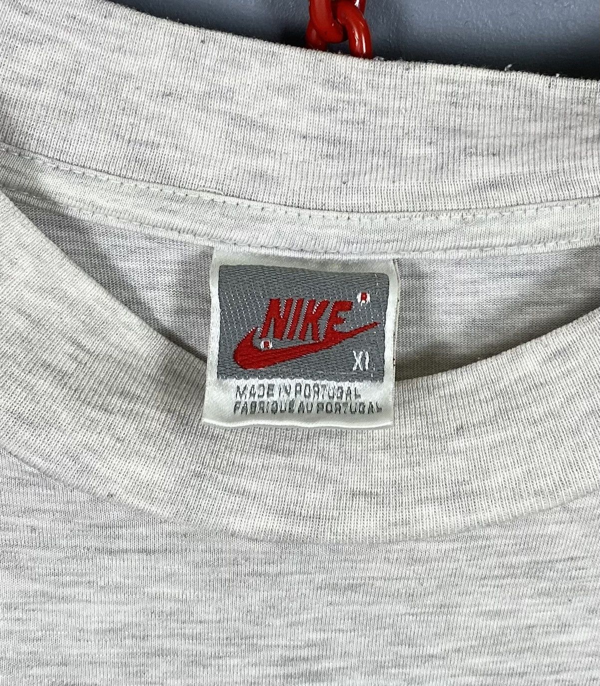 Vintage Vintage Nike 80's 90’s Sports Classic T-Shirt Size XL Grey Size US XL / EU 56 / 4 - 4 Thumbnail