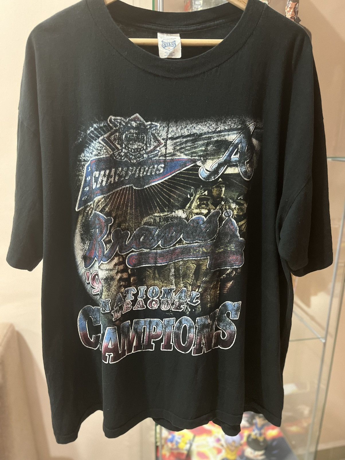 MLB × Vintage A MUST HAVE VINTAGE RAPTEES STYLE ATLANTA BRAVES CHAMPION 99 Size US XXL / EU 58 / 5 - 1 Thumbnail