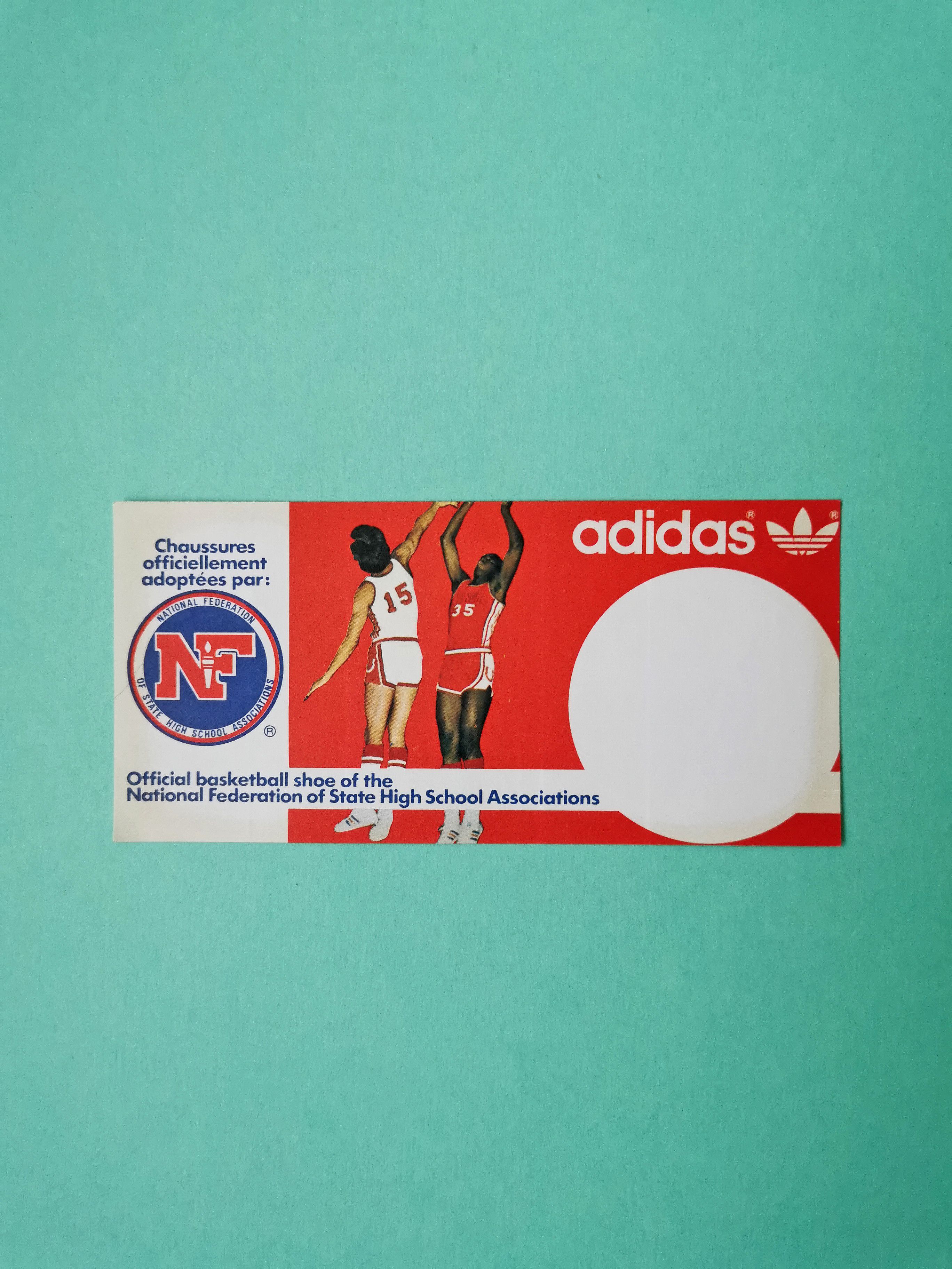 Adidas NOS 80s vintage adidas Americana box label sticker OG DS Size ONE SIZE - 2 Thumbnail