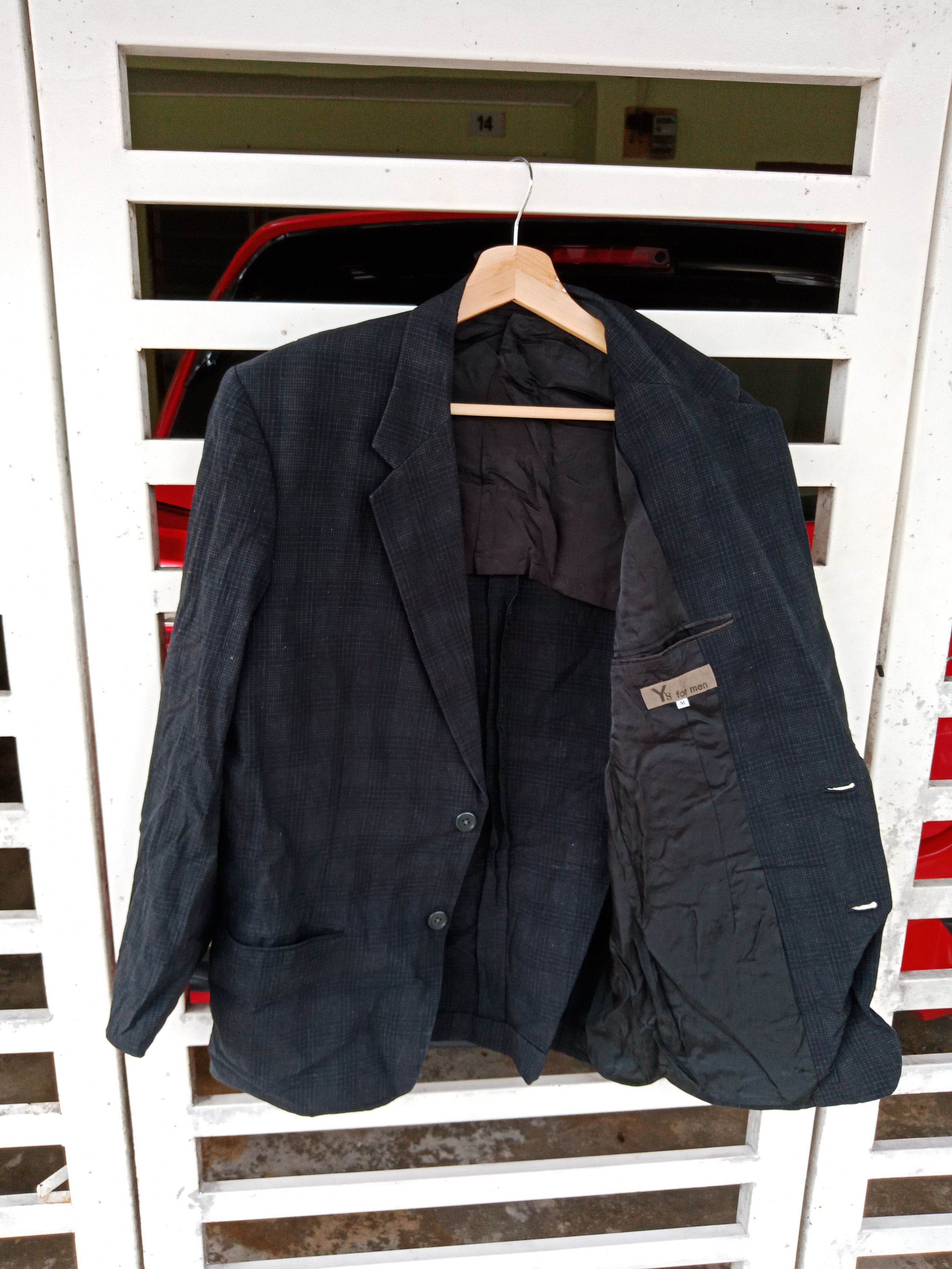 Japanese Brand × Yohji Yamamoto Yohji Yamamoto Checkered Plaid Size US M / EU 48-50 / 2 - 2 Thumbnail