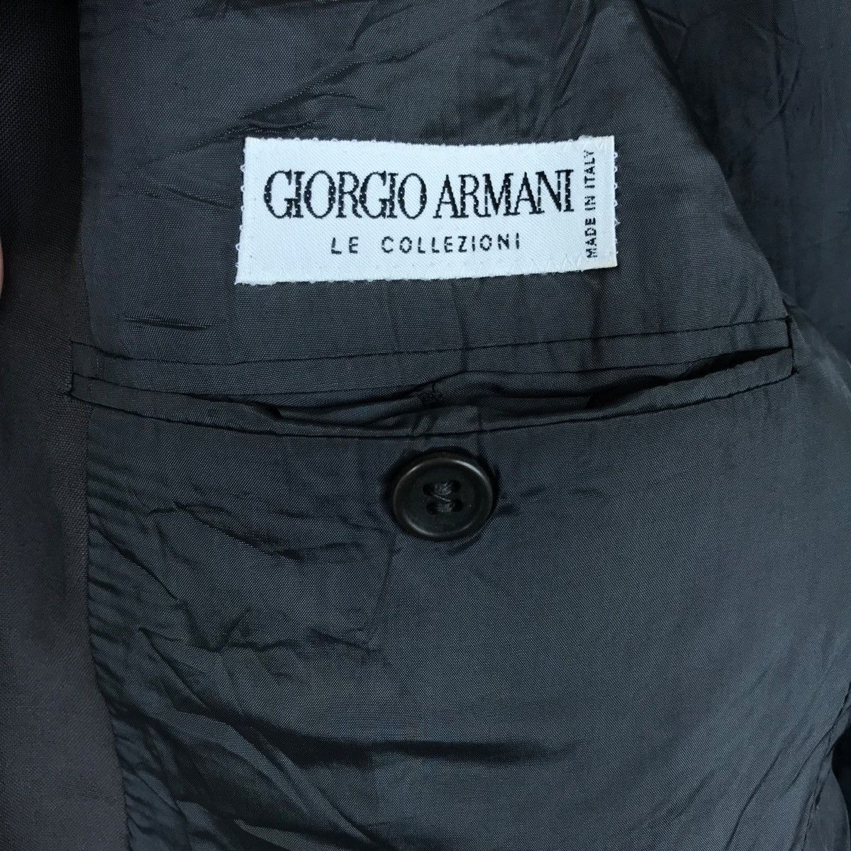 Giorgio Armani Vintage Giorgio ARMANI COLLEZIONI Italy Blazer Size 42R - 5 Thumbnail