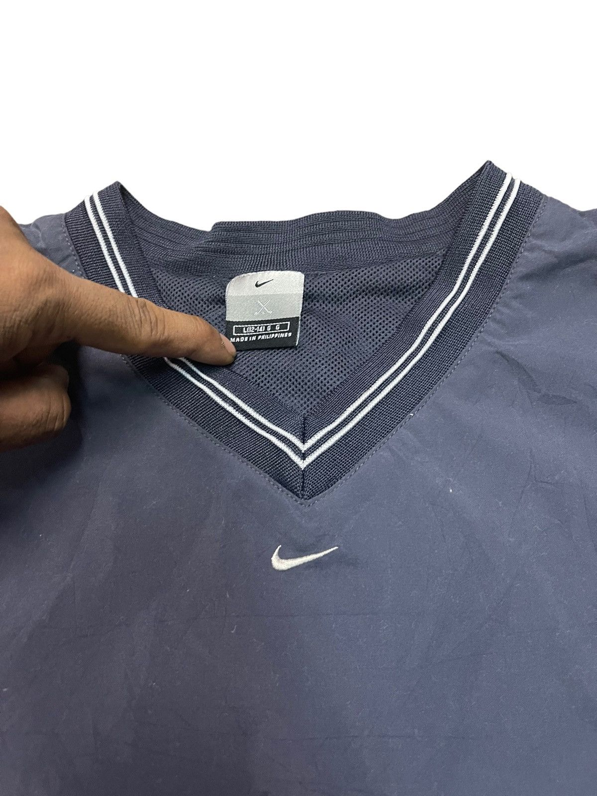 Nike Nike Centre Windbreaker Pullover Size L / US 10 / IT 46 - 6 Thumbnail