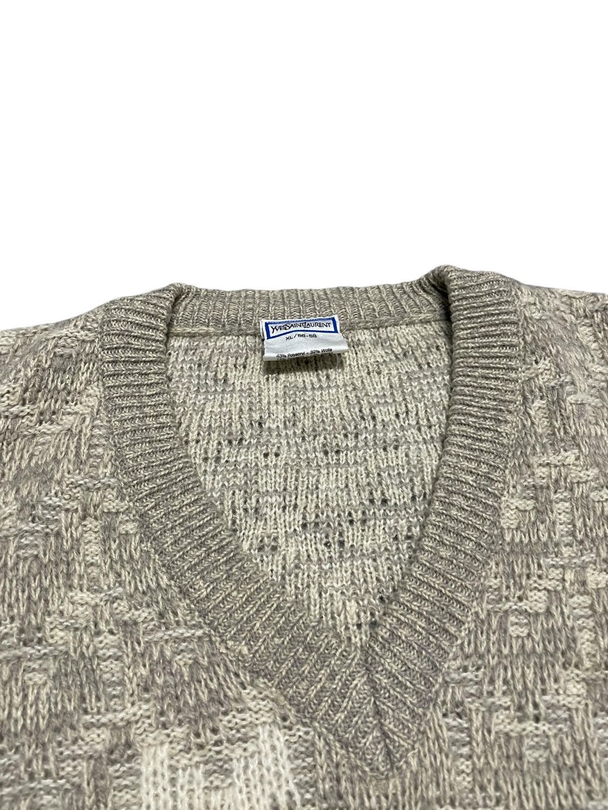 Vintage Vintage Yves Saint Laurent Jumper Size US XL / EU 56 / 4 - 2 Thumbnail