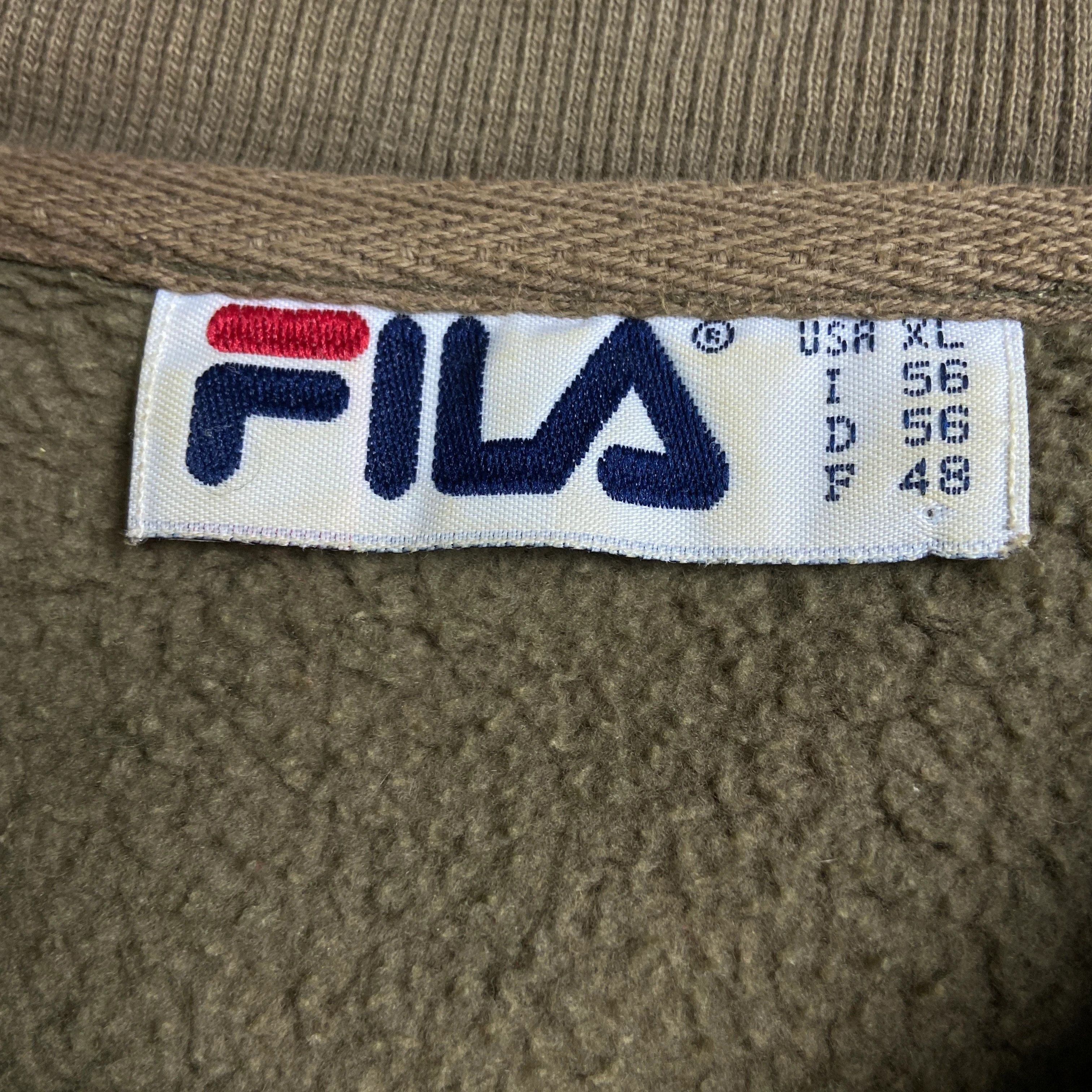 Fila × Vintage Mens Sweatshirt Fila Vintage Big Logo Size XL Size US XL / EU 56 / 4 - 4 Thumbnail