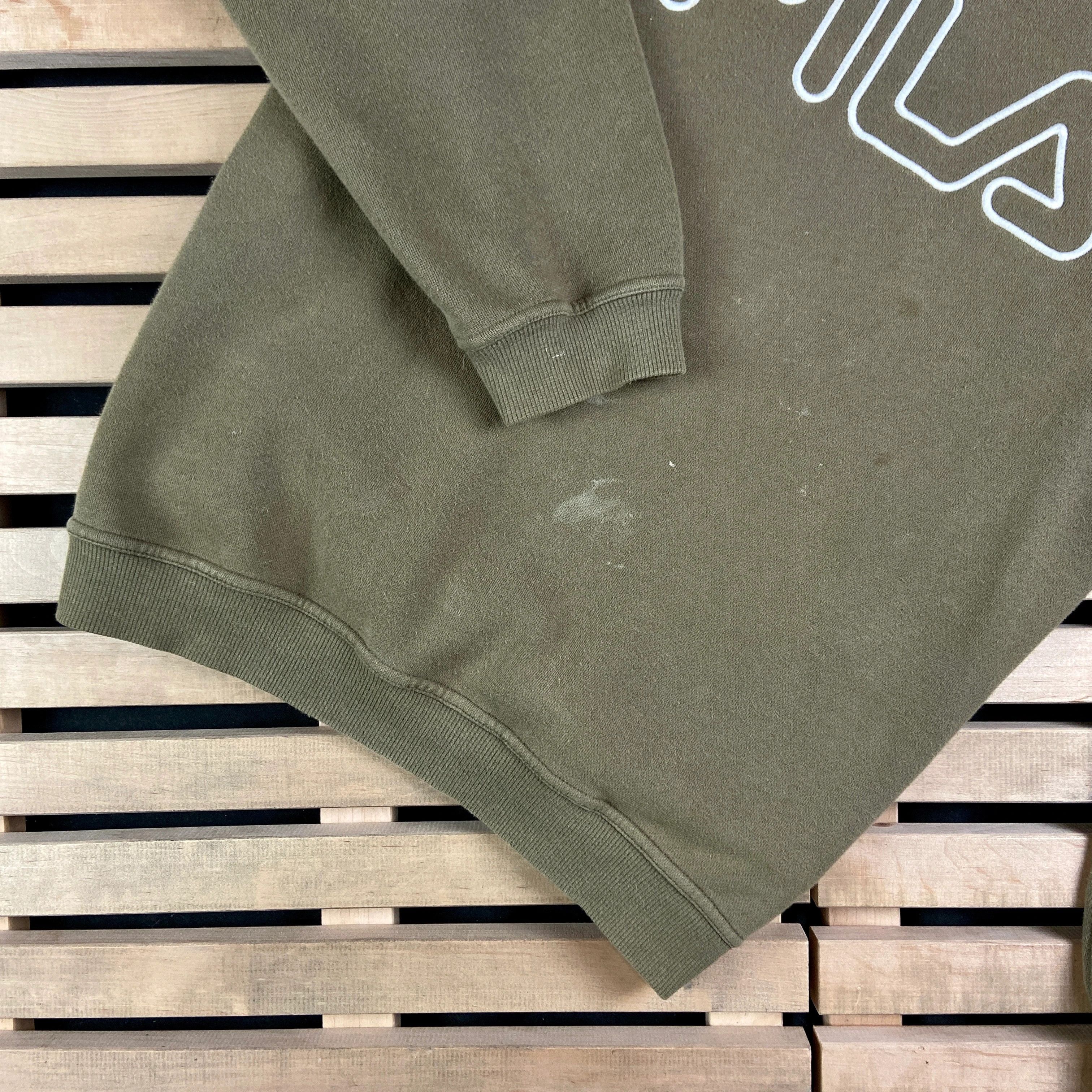 Fila × Vintage Mens Sweatshirt Fila Vintage Big Logo Size XL Size US XL / EU 56 / 4 - 3 Thumbnail