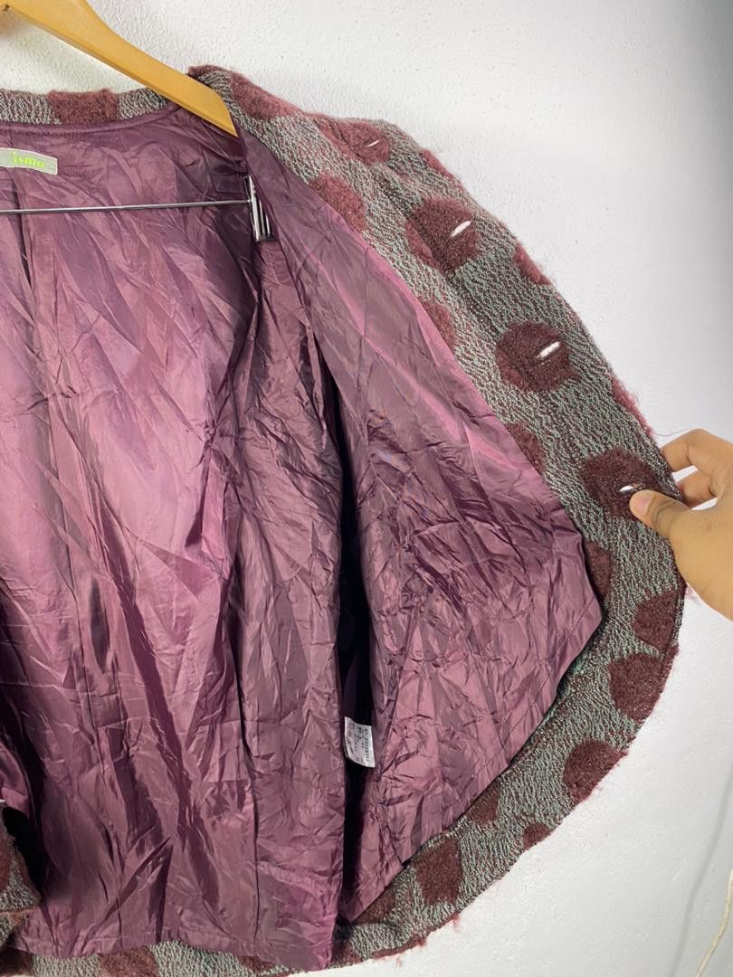 If Six Was Nine × Japanese Brand × KMRii I+MU Matsuo Button Cloak Poncho Style Size L / US 10 / IT 46 - 10 Thumbnail