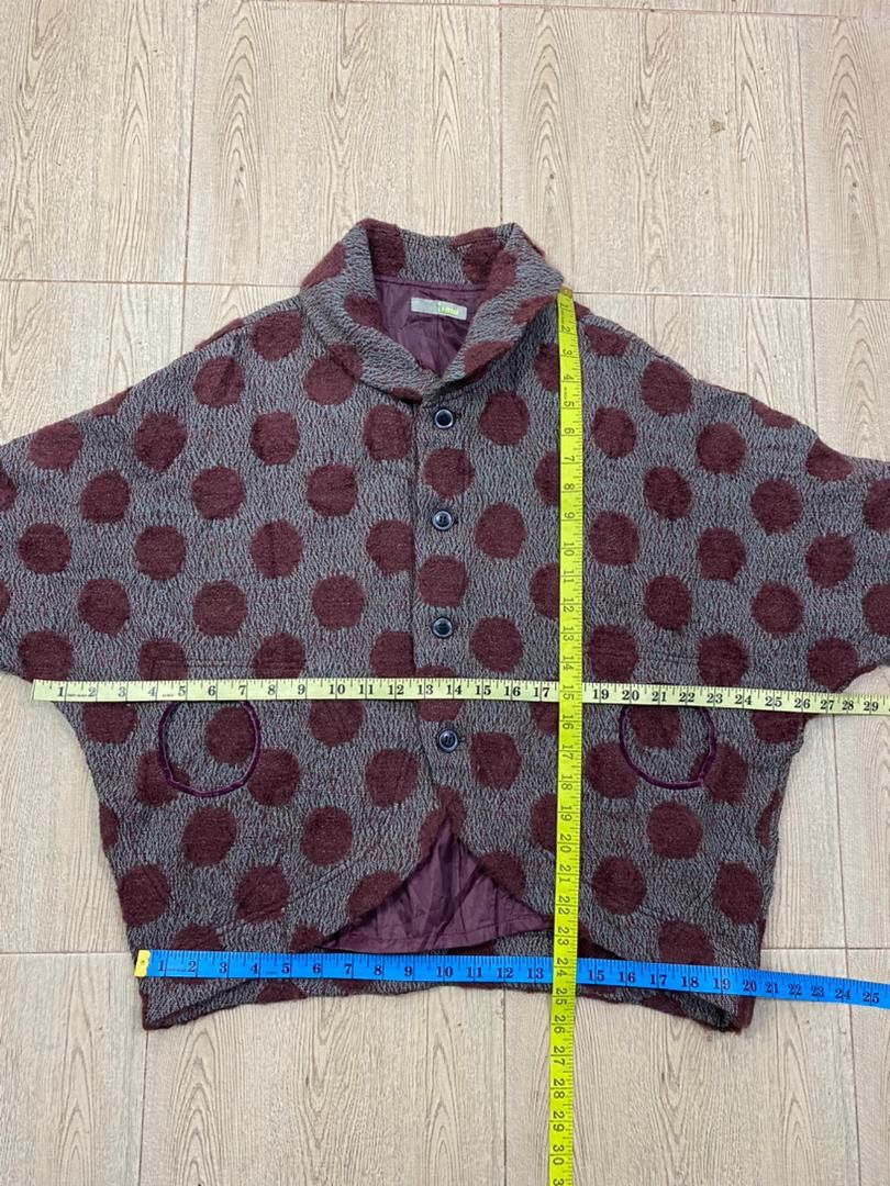 If Six Was Nine × Japanese Brand × KMRii I+MU Matsuo Button Cloak Poncho Style Size L / US 10 / IT 46 - 13 Thumbnail