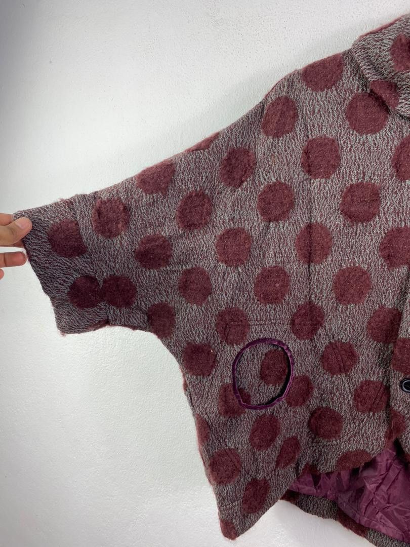 If Six Was Nine × Japanese Brand × KMRii I+MU Matsuo Button Cloak Poncho Style Size L / US 10 / IT 46 - 3 Thumbnail