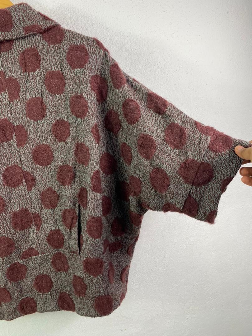 If Six Was Nine × Japanese Brand × KMRii I+MU Matsuo Button Cloak Poncho Style Size L / US 10 / IT 46 - 8 Thumbnail