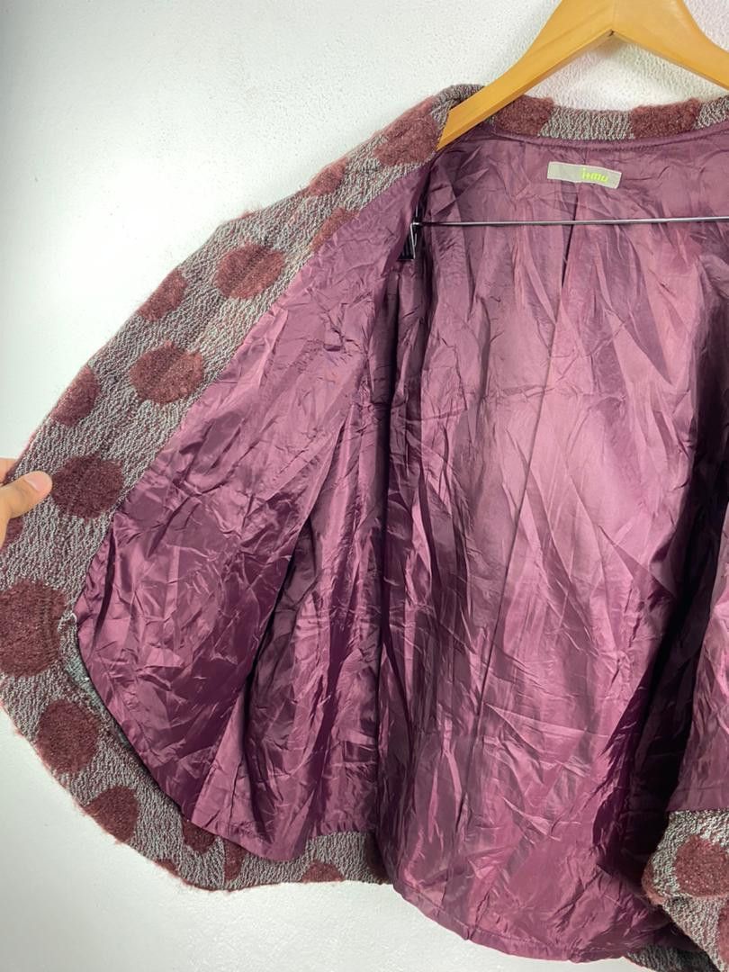 If Six Was Nine × Japanese Brand × KMRii I+MU Matsuo Button Cloak Poncho Style Size L / US 10 / IT 46 - 9 Thumbnail