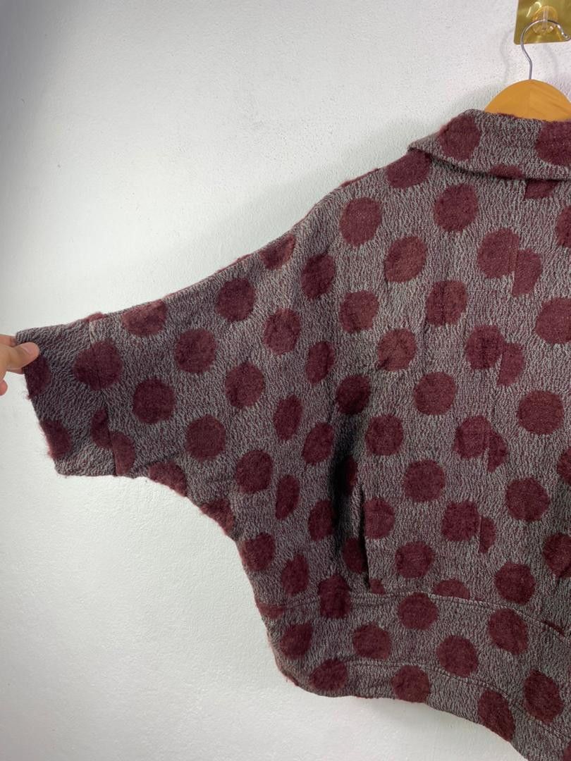 If Six Was Nine × Japanese Brand × KMRii I+MU Matsuo Button Cloak Poncho Style Size L / US 10 / IT 46 - 7 Thumbnail