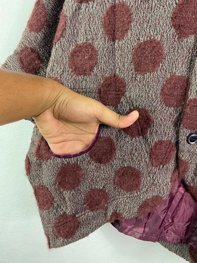 If Six Was Nine × Japanese Brand × KMRii I+MU Matsuo Button Cloak Poncho Style Size L / US 10 / IT 46 - 4 Thumbnail