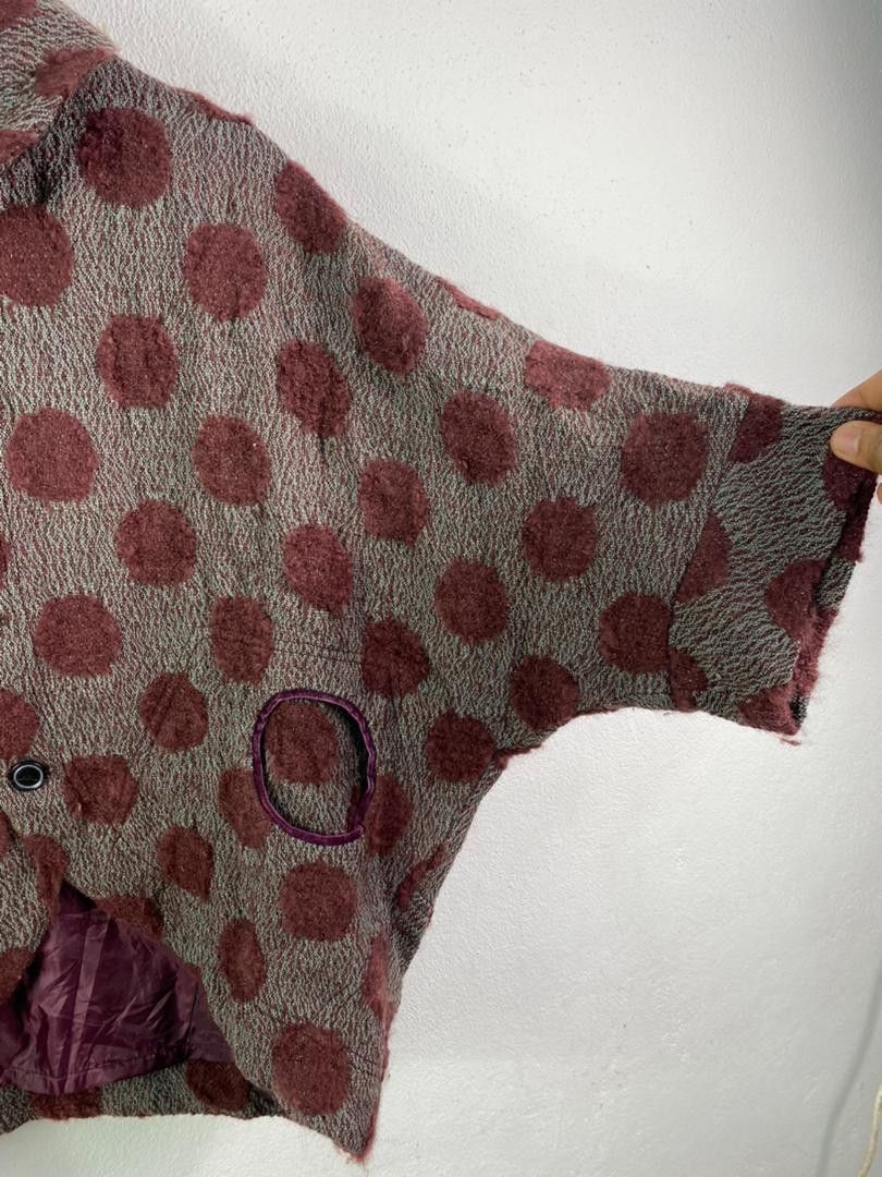 If Six Was Nine × Japanese Brand × KMRii I+MU Matsuo Button Cloak Poncho Style Size L / US 10 / IT 46 - 2 Thumbnail