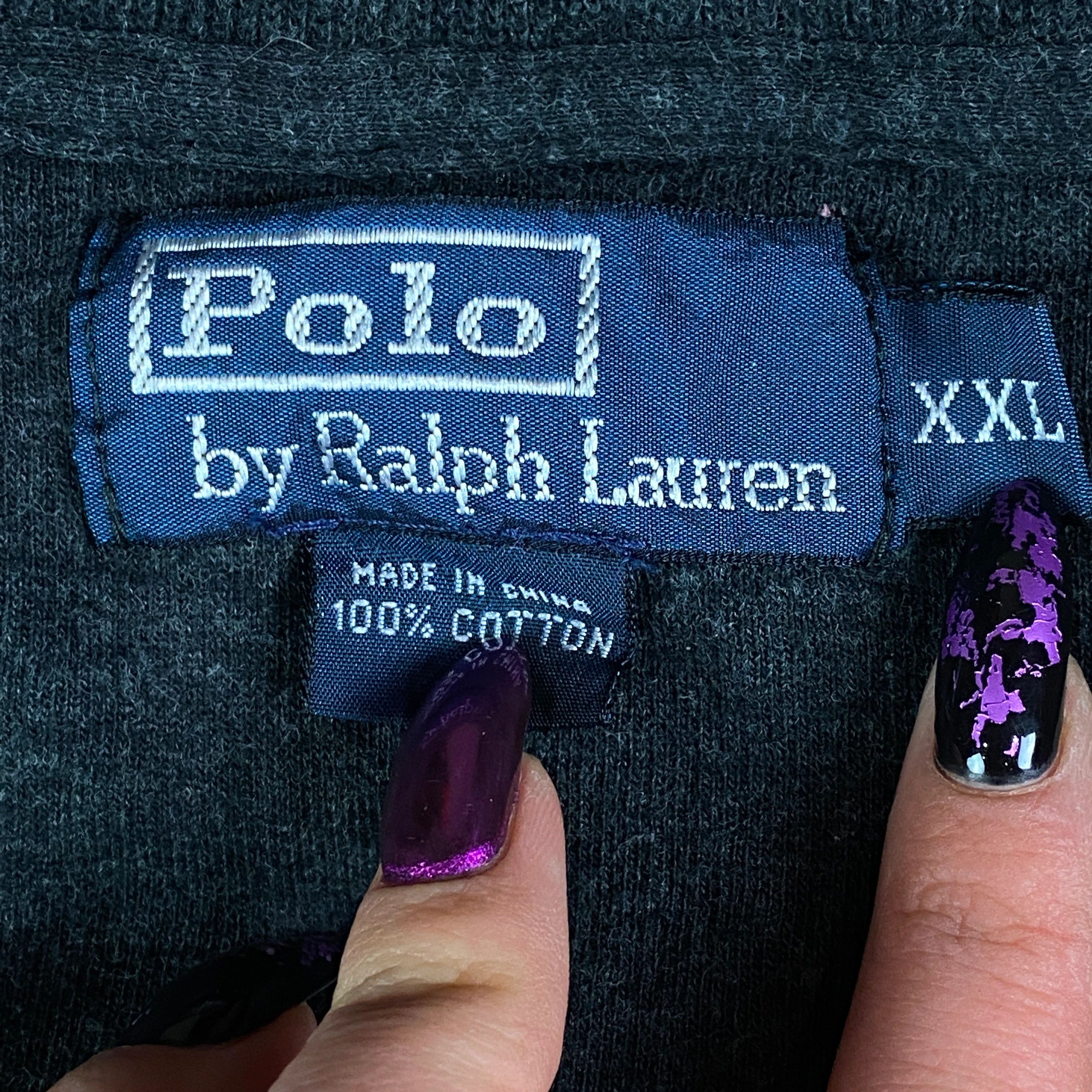 Polo Ralph Lauren × Ralph Lauren × Vintage Mens Sweatshirt Pullover Polo Ralph Lauren Vintage Size 2XL Size US XXL / EU 58 / 5 - 4 Thumbnail