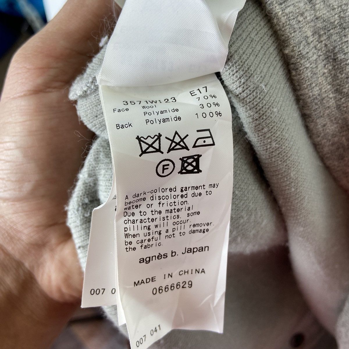 agnes b. Vintage AGNES B Homme Paris Sweater Knitwear Hoodies Size M / US 6-8 / IT 42-44 - 8 Thumbnail