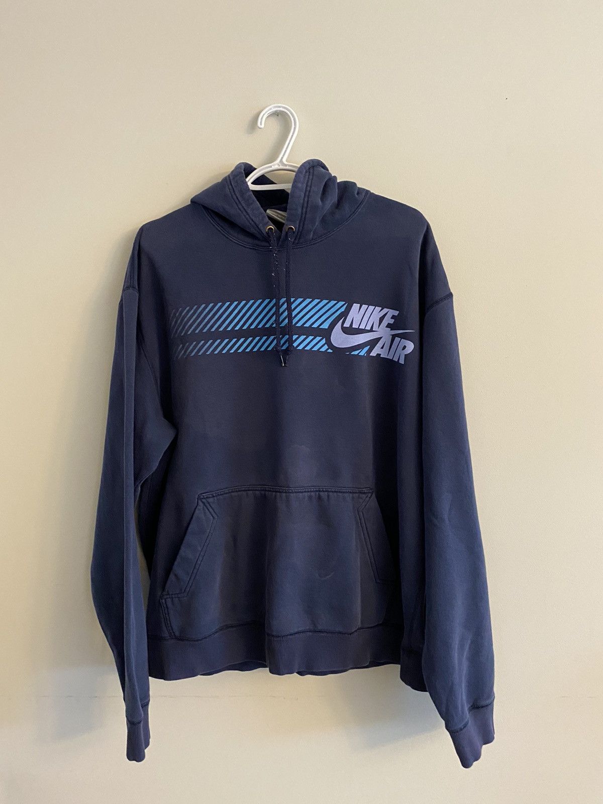 Nike × Vintage NIKE HOODIE BIG SWOOSH Size US XL / EU 56 / 4 - 1 Thumbnail
