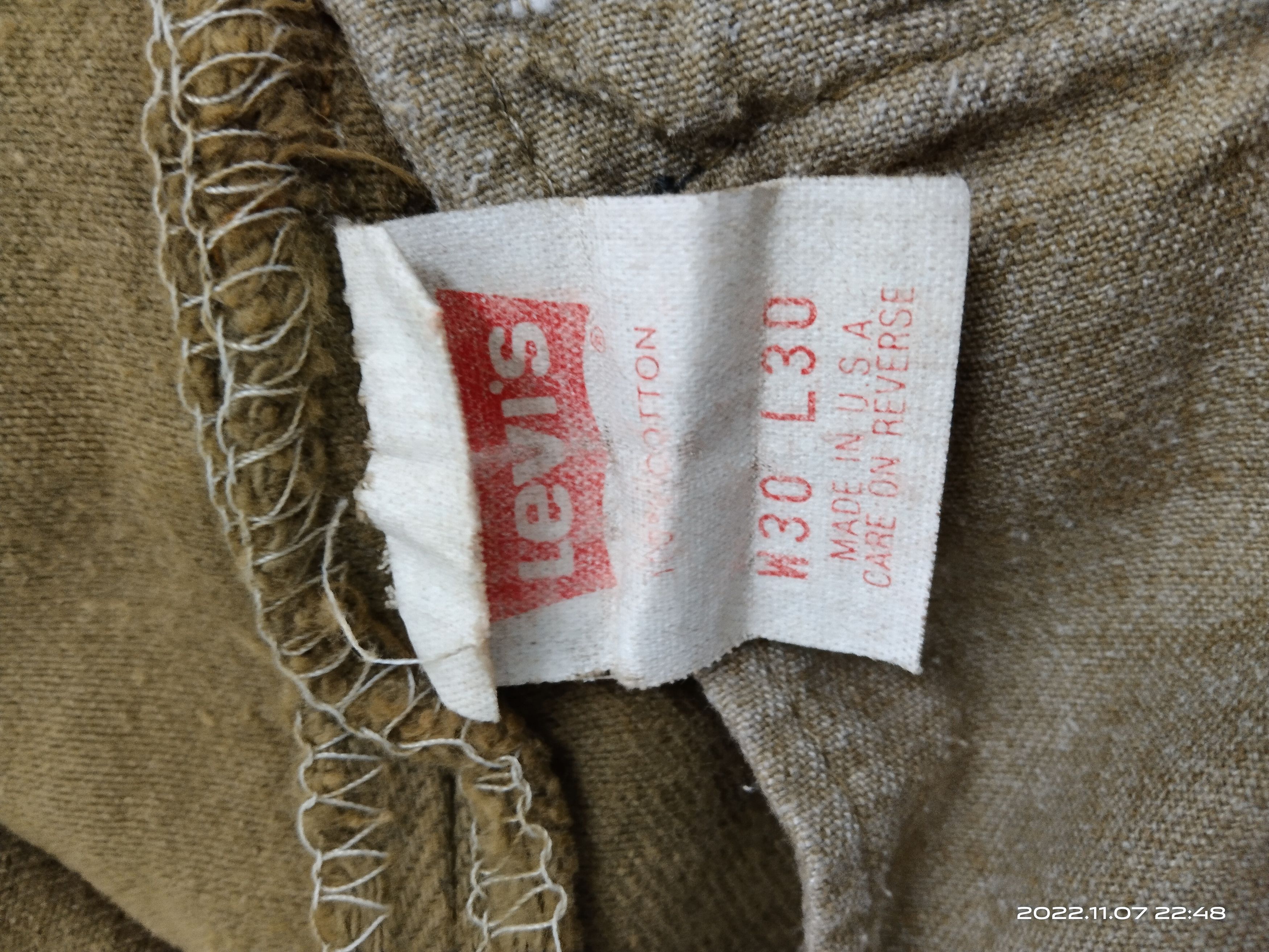 Levi's Vintage Clothing DISTRESSED LEVIS 501 VINTAGE 80s Size US 29 - 10 Thumbnail