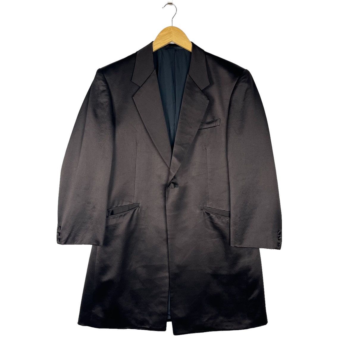 Vintage Balenciaga Single Button Silk Blazer Jacket