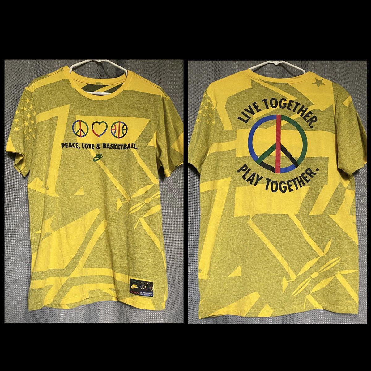 Nike Nike Peace Love & Basketball New York Made Size US M / EU 48-50 / 2 - 1 Thumbnail