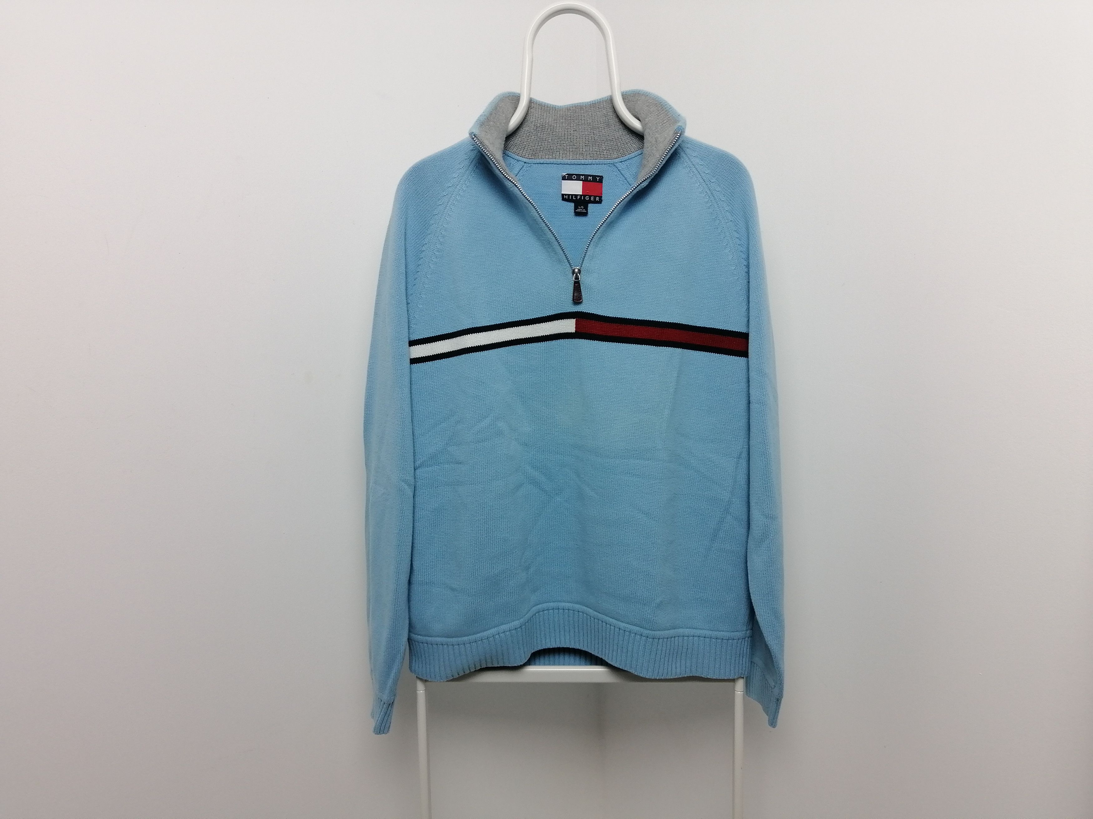 Designer × Tommy Hilfiger × Vintage Tommy hilfiger Vintage kniwear Size US L / EU 52-54 / 3 - 4 Thumbnail