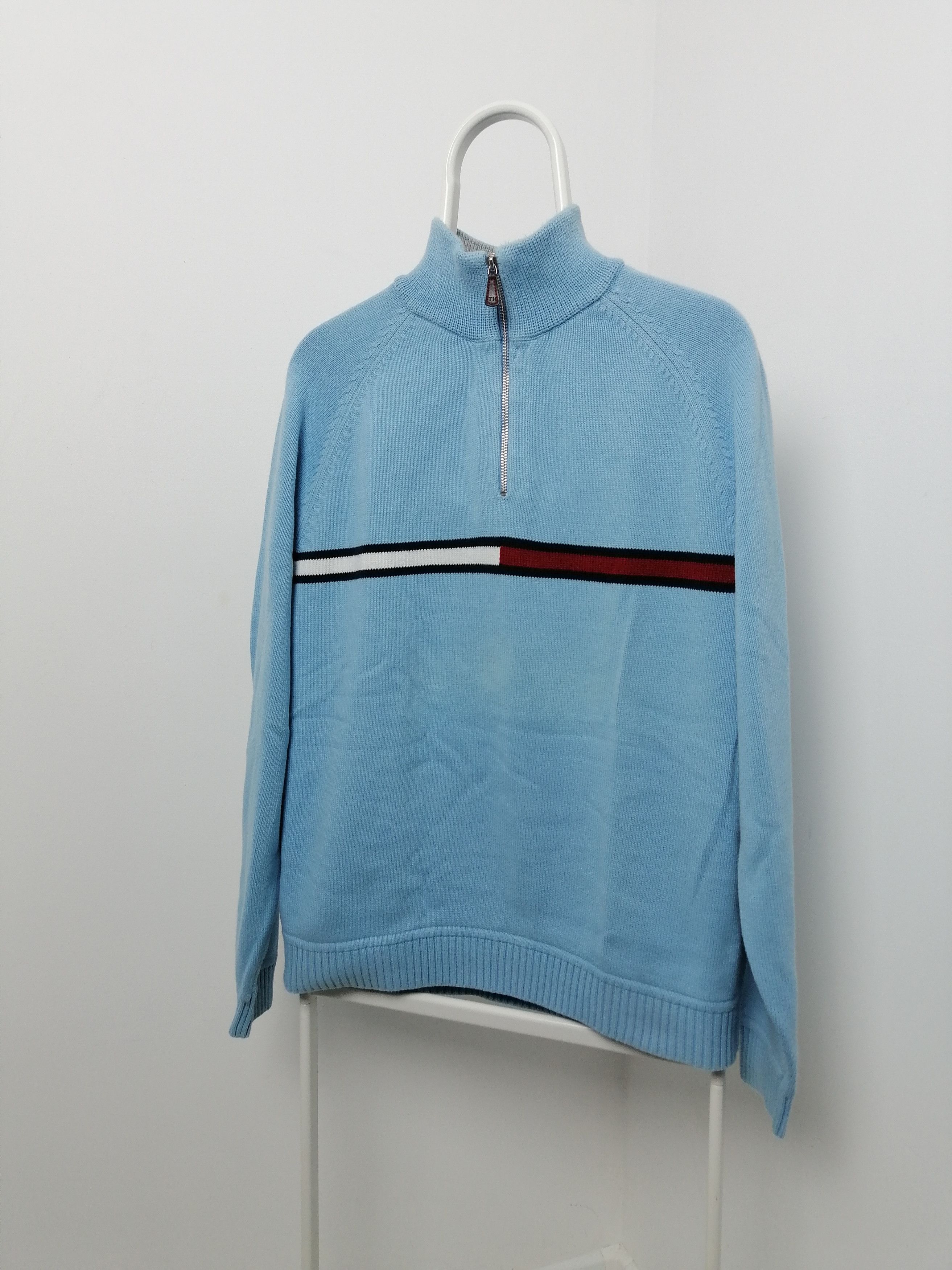 Designer × Tommy Hilfiger × Vintage Tommy hilfiger Vintage kniwear Size US L / EU 52-54 / 3 - 3 Thumbnail
