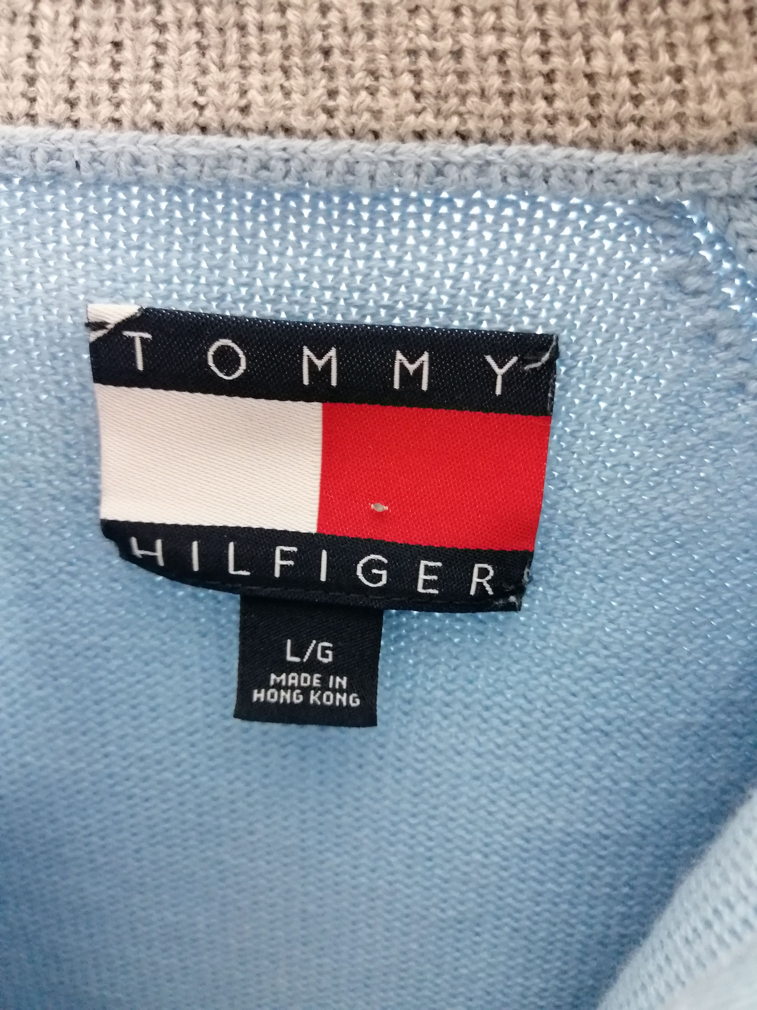 Designer × Tommy Hilfiger × Vintage Tommy hilfiger Vintage kniwear Size US L / EU 52-54 / 3 - 9 Thumbnail