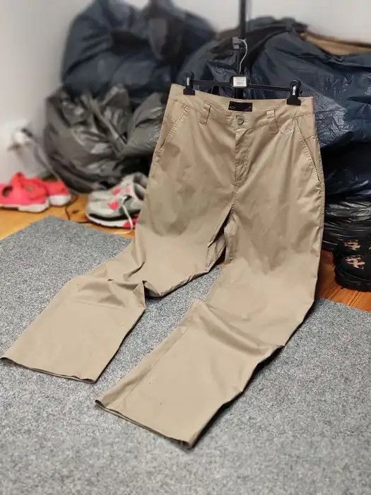 Oakley Vintage 90's Oalkey Beige Casual Trouser Pant Size US 36 / EU 52 - 10 Thumbnail