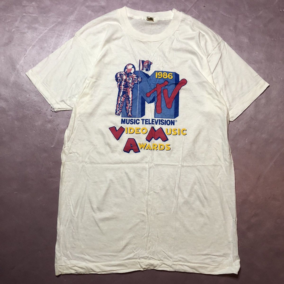 Mtv × Streetwear × Vintage Vintage 1986 MTV VMA Video Music