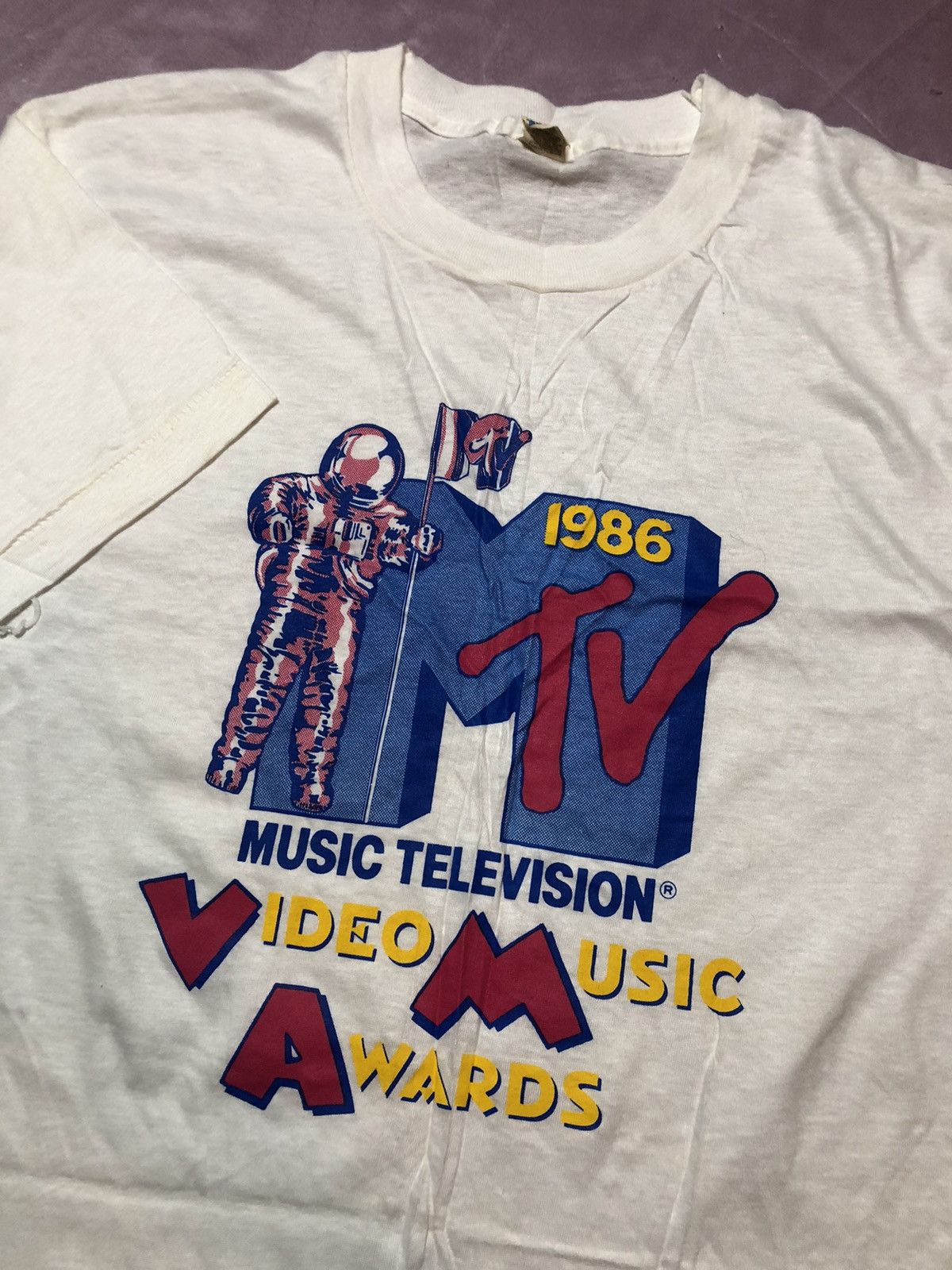 Mtv × Streetwear × Vintage Vintage 1986 MTV VMA Video Music Awards 