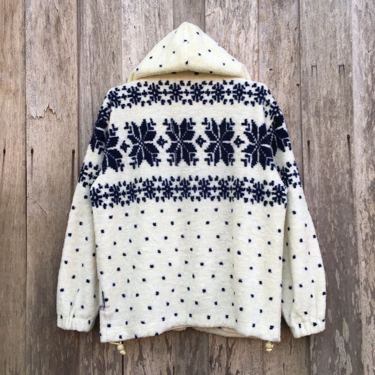 Japanese Brand × Vintage Vintage Nev Winter Fleece Hoodie Size US L / EU 52-54 / 3 - 9 Thumbnail