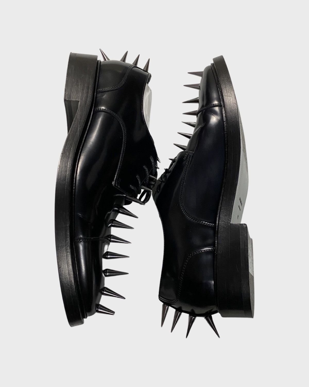 Balenciaga SZ 41 Spiked spike derby derbies boots in black | Grailed