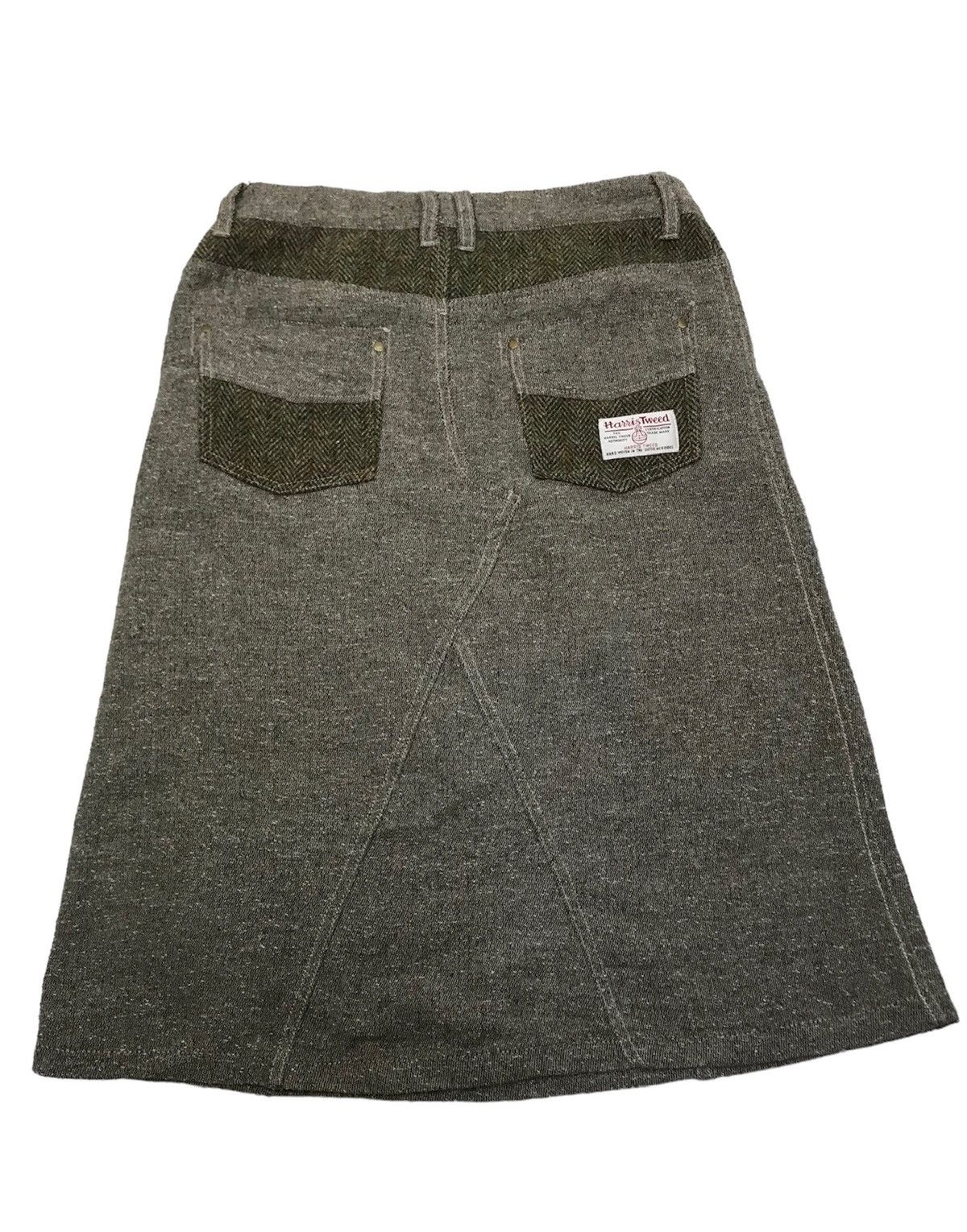 Harris Tweed × Vintage Vintage Harris Tweed Skirt Size 30" / US 8 / IT 44 - 2 Thumbnail
