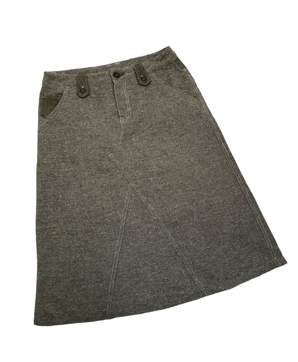 Harris Tweed × Vintage Vintage Harris Tweed Skirt Size 30" / US 8 / IT 44 - 3 Thumbnail