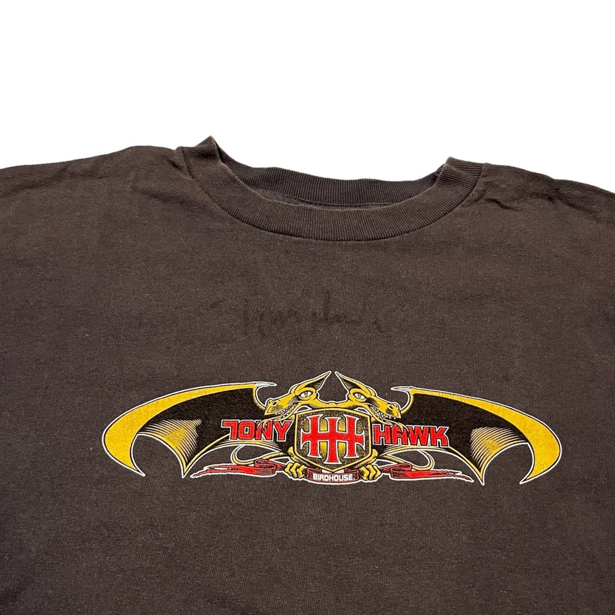 Hook-Ups × Shorty's Skateboards × Vintage 90s Tony Hawk Birdhouse Tee Autographed Size US M / EU 48-50 / 2 - 3 Thumbnail