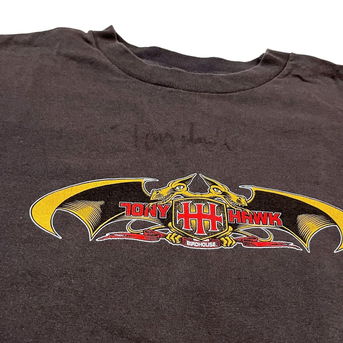 Hook-Ups × Shorty's Skateboards × Vintage 90s Tony Hawk Birdhouse Tee Autographed Size US M / EU 48-50 / 2 - 1 Thumbnail