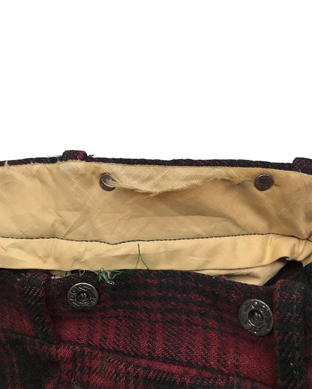 Woolrich Woolen Mills RARE Vintage 1930s Woolrich Buffalo Plaid Wool Hunting Pants Size US 32 / EU 48 - 10 Thumbnail
