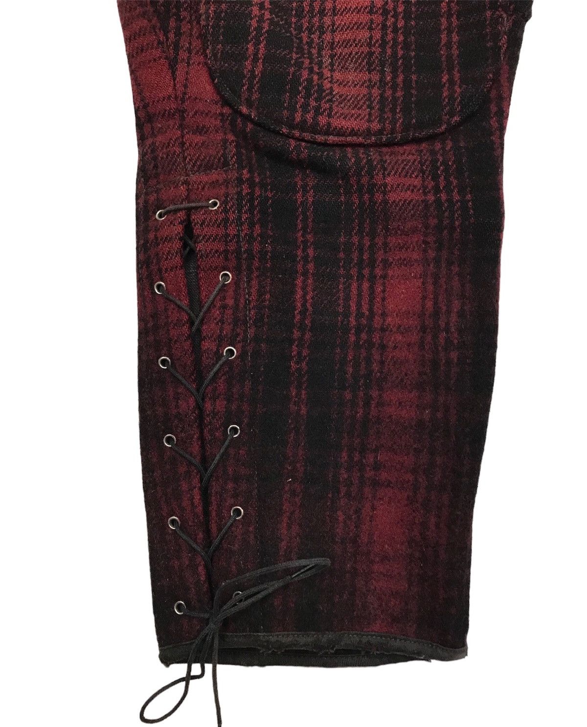 Woolrich Woolen Mills RARE Vintage 1930s Woolrich Buffalo Plaid Wool Hunting Pants Size US 32 / EU 48 - 6 Thumbnail