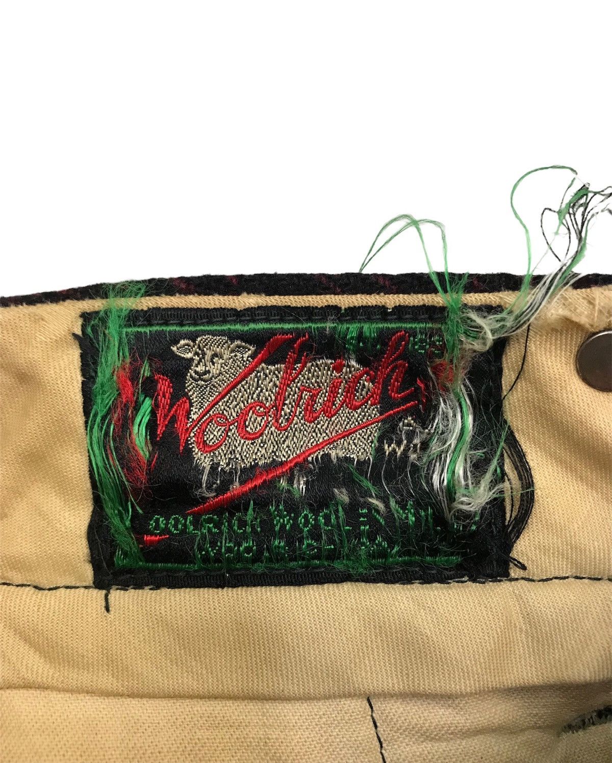 Woolrich Woolen Mills RARE Vintage 1930s Woolrich Buffalo Plaid Wool Hunting Pants Size US 32 / EU 48 - 11 Thumbnail
