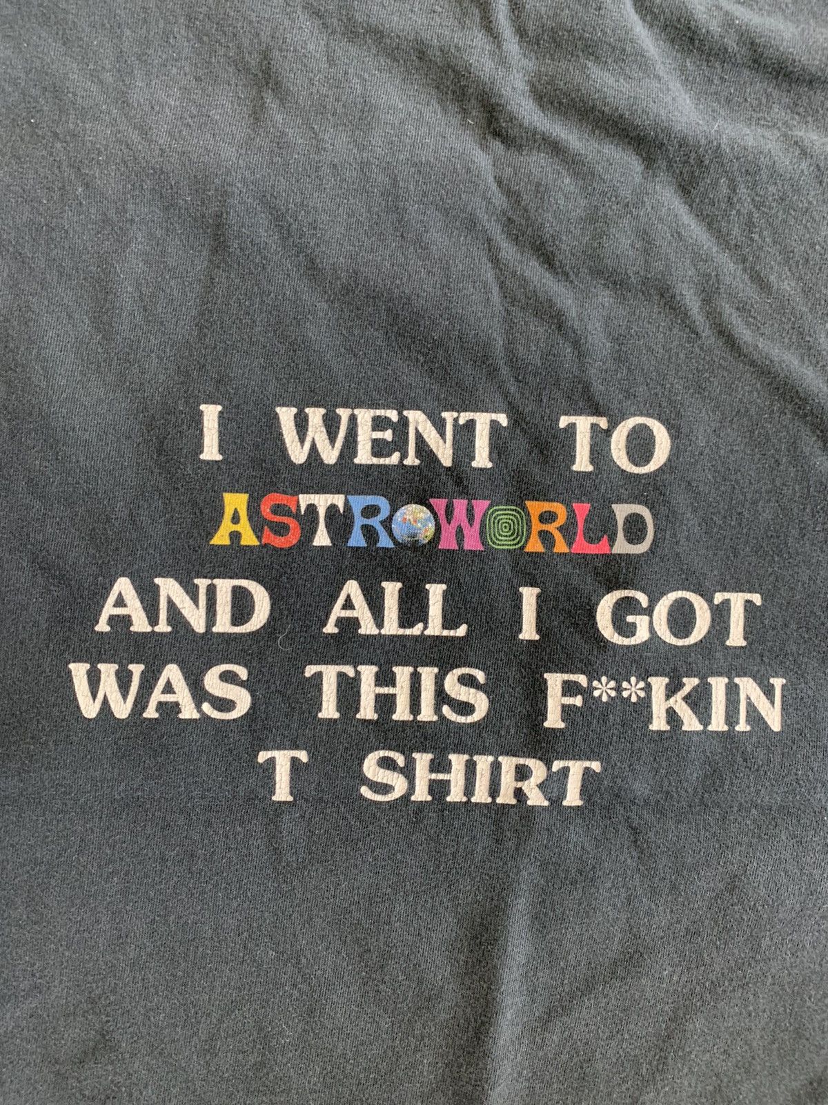 Travis Scott Travis Scott I Went To Astroworld Tee Black Size US L / EU 52-54 / 3 - 2 Thumbnail