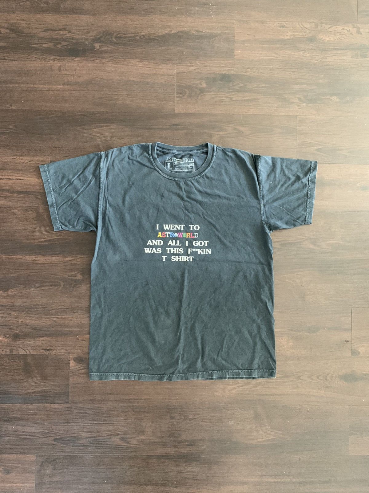 Travis Scott Travis Scott I Went To Astroworld Tee Black Size US L / EU 52-54 / 3 - 1 Thumbnail