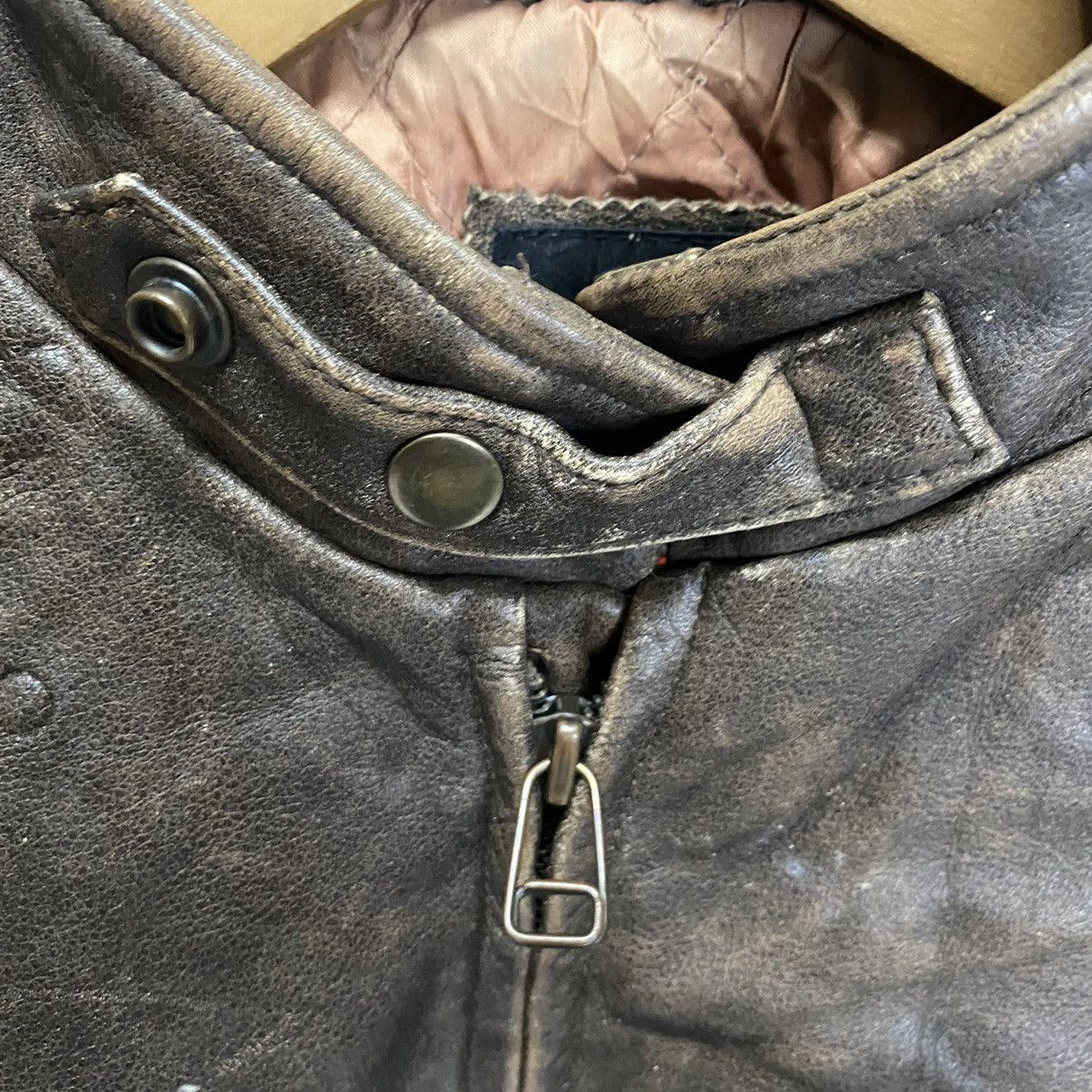 Genuine Leather GSC ON TIME LEATHER PATINA CLASSIC RIDER JACKET Size US M / EU 48-50 / 2 - 10 Thumbnail