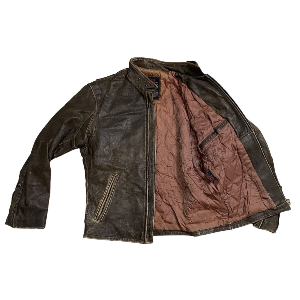 Genuine Leather GSC ON TIME LEATHER PATINA CLASSIC RIDER JACKET Size US M / EU 48-50 / 2 - 6 Thumbnail