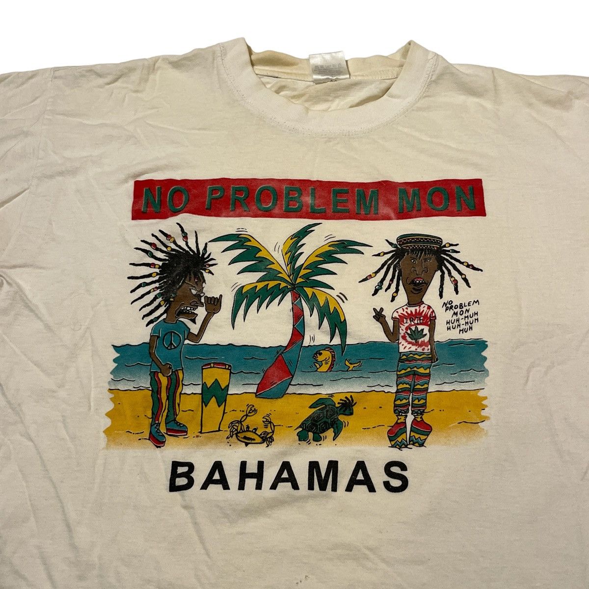 Mtv × Vintage 90s Beavis & Butthead Bahamas Tee Size US L / EU 52-54 / 3 - 2 Thumbnail