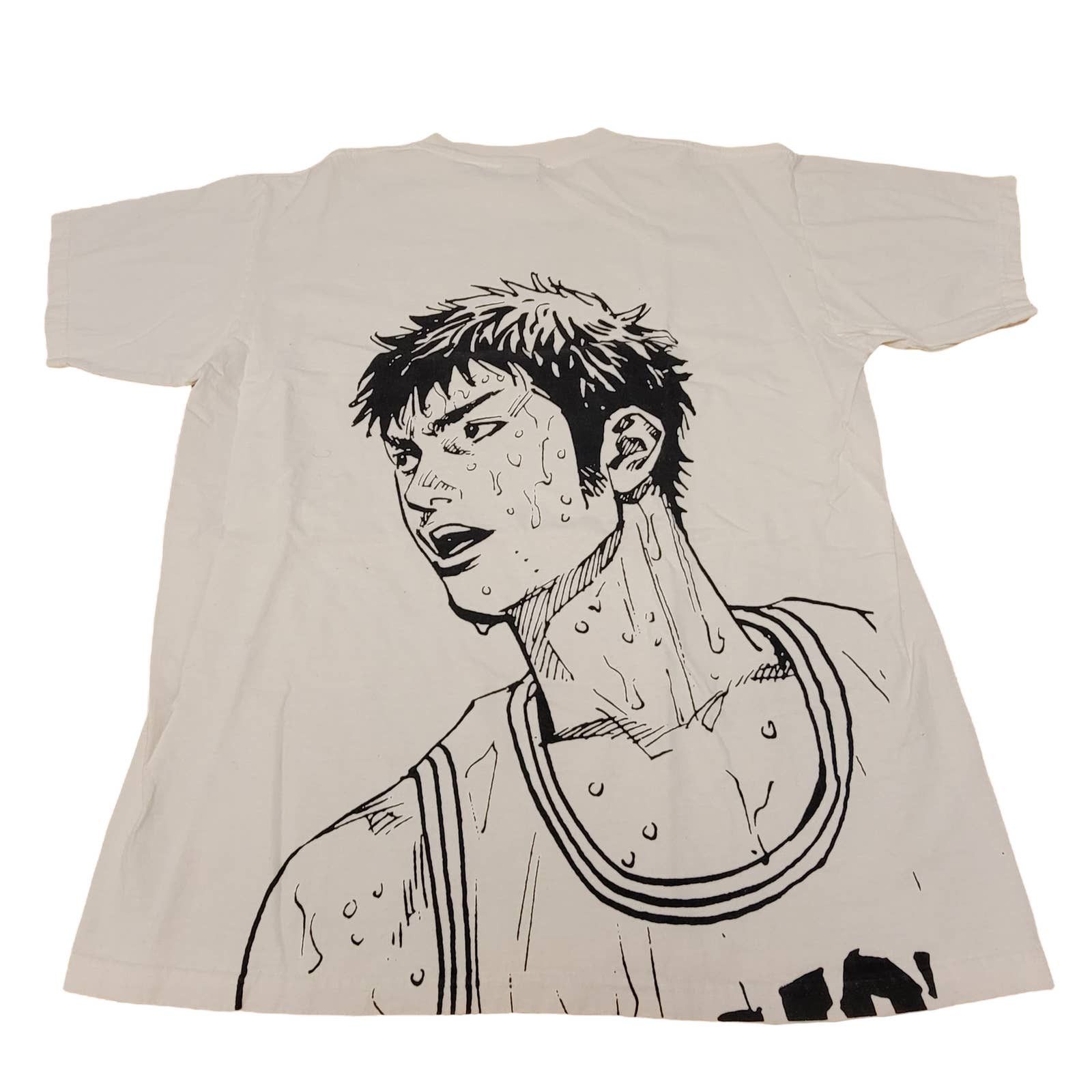 vintage slam dunk rukawa kaede anime manga shirt