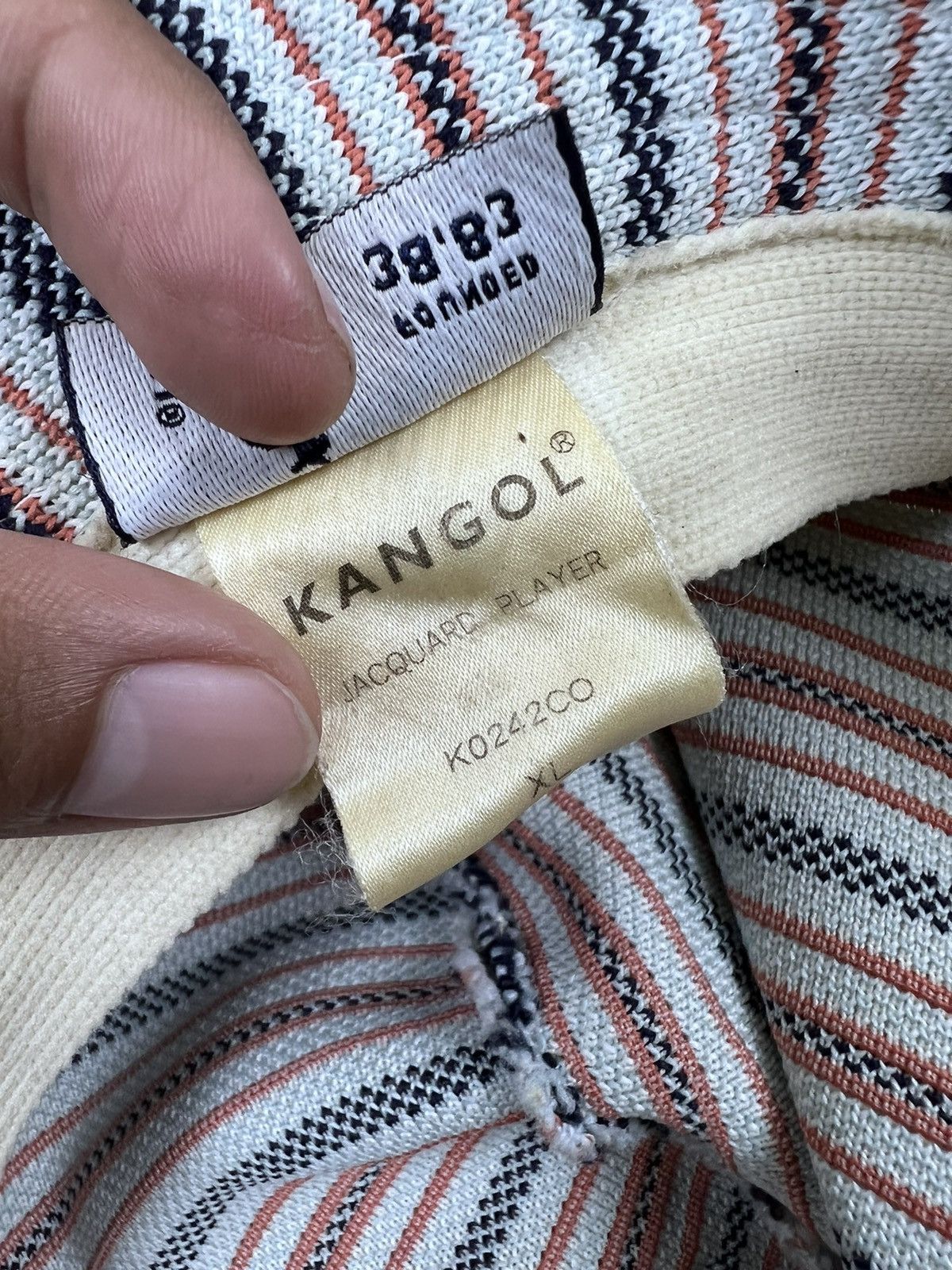 Kangol Vintage Kangol Jaqcuard Player Stripe Bucket Hat Size ONE SIZE - 6 Thumbnail