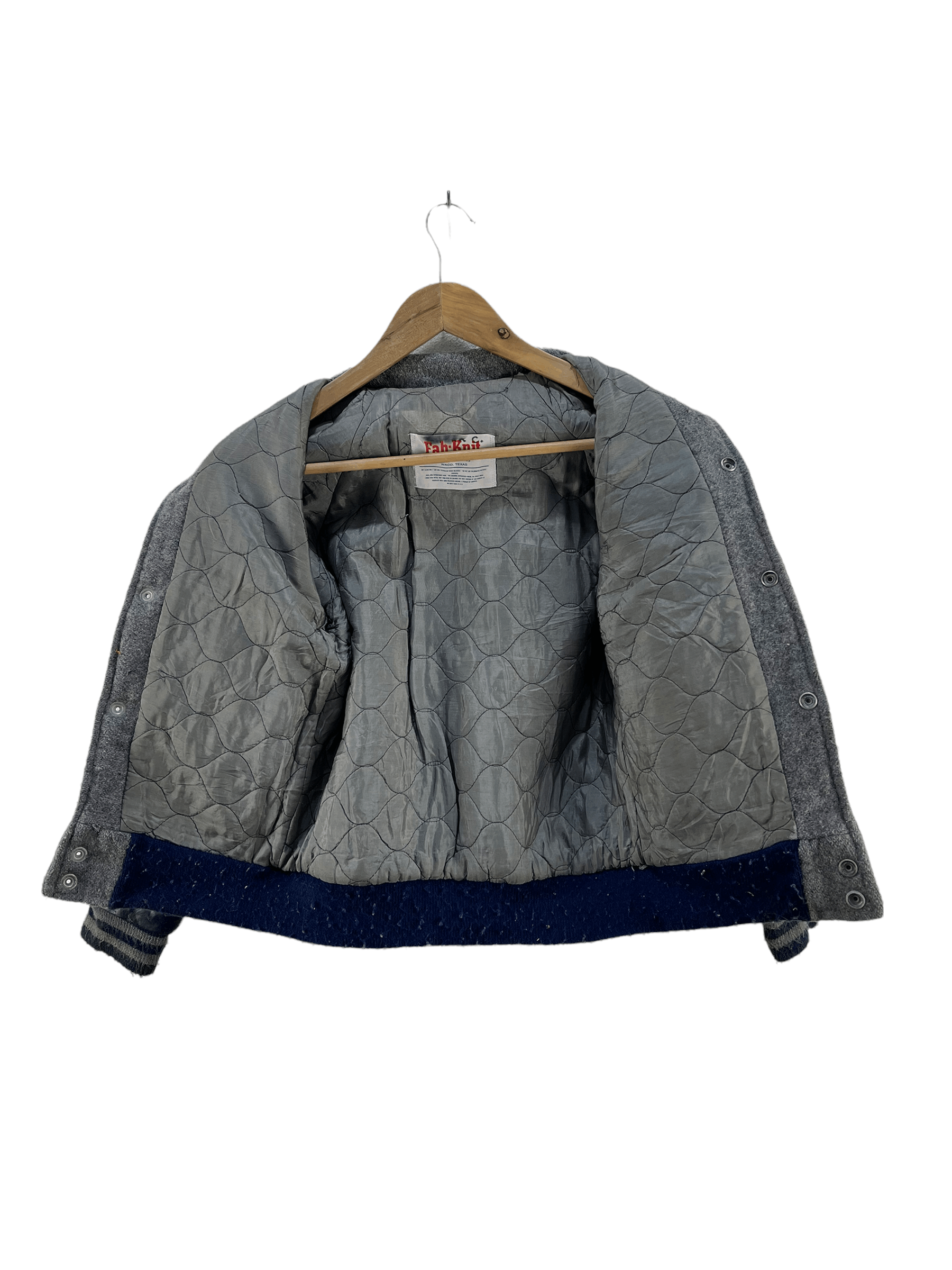 Other Vintage WOS by Fab Knit Varsity Jacket Size US S / EU 44-46 / 1 - 3 Thumbnail