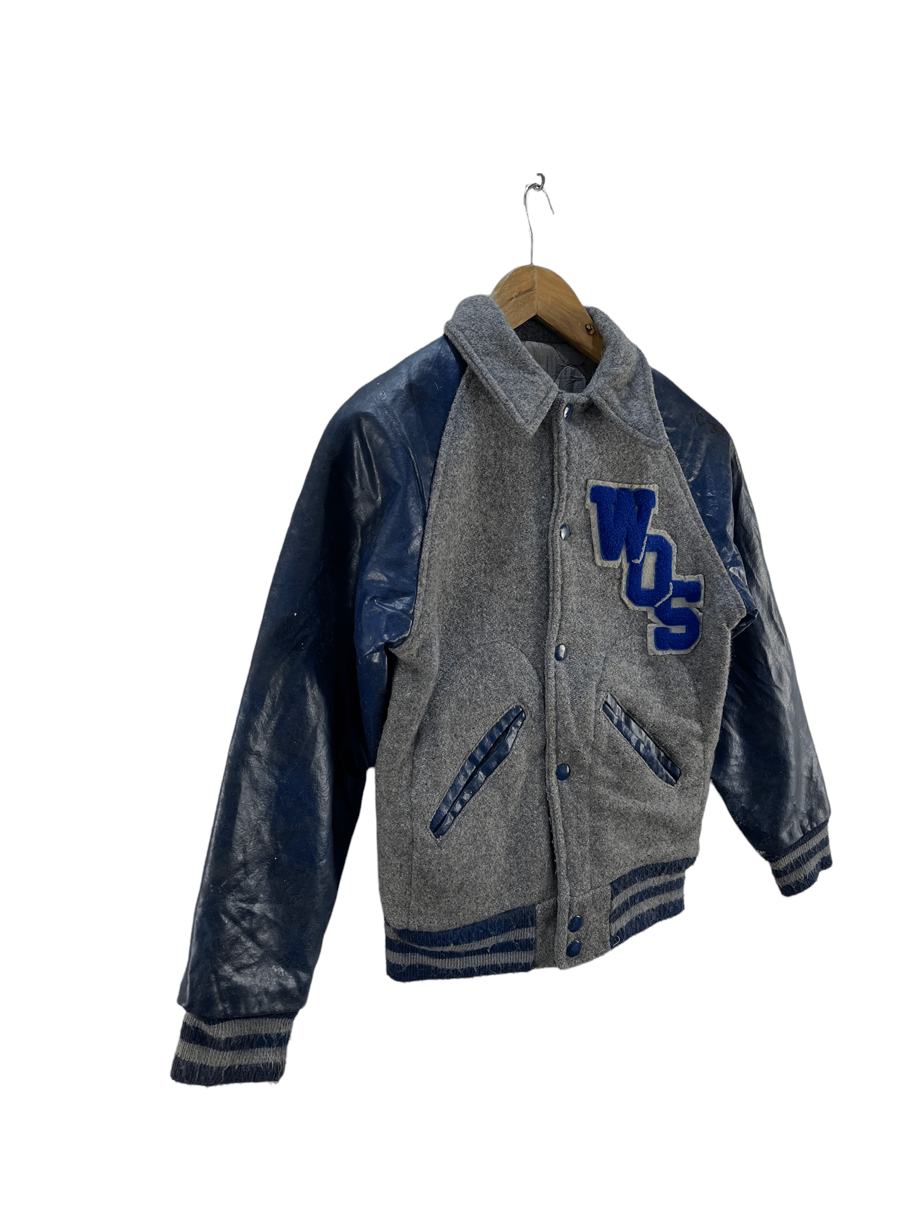 Other Vintage WOS by Fab Knit Varsity Jacket Size US S / EU 44-46 / 1 - 4 Thumbnail