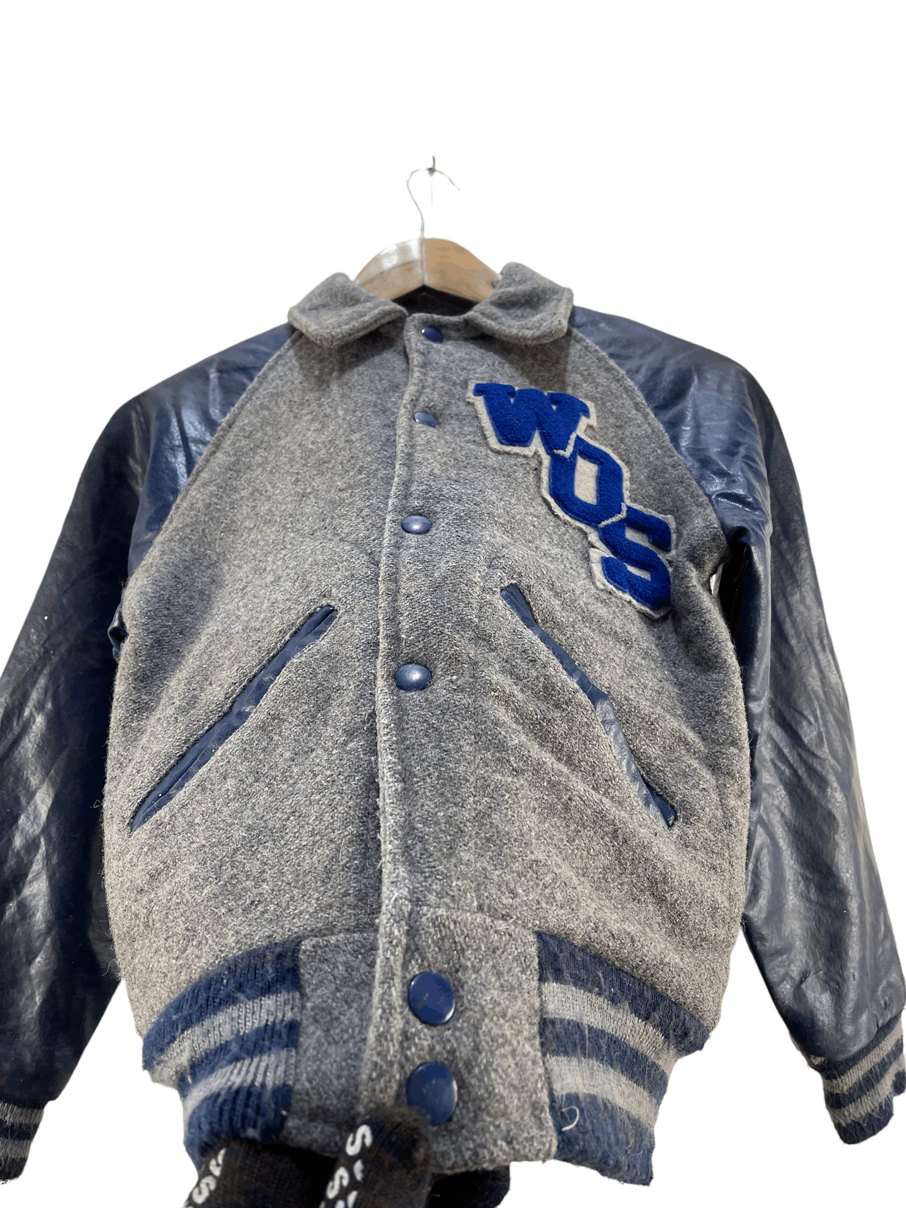 Other Vintage WOS by Fab Knit Varsity Jacket Size US S / EU 44-46 / 1 - 8 Thumbnail